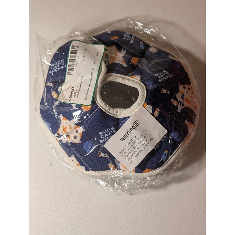 Comsaf Pet Recovery Collar XS Soft Cone‎ for Cats/Dogs Rocket Print New